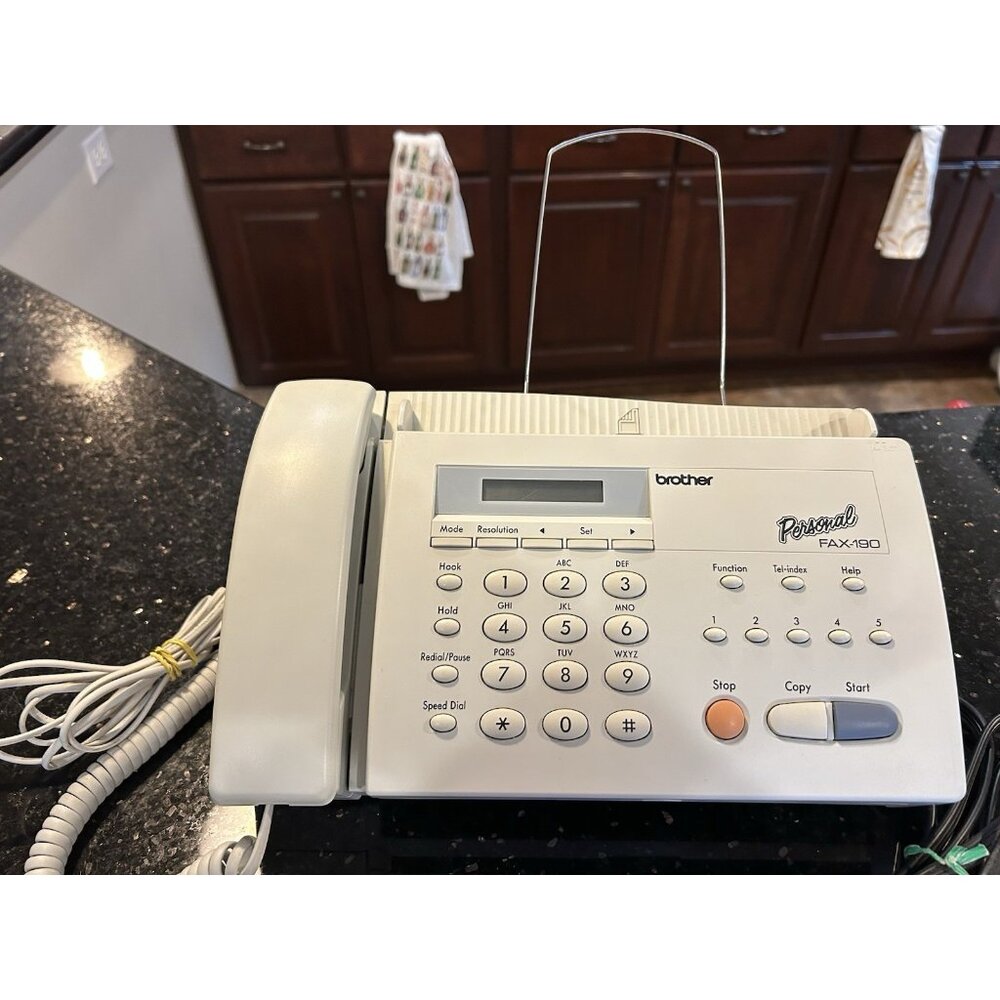 Brother Personal Fax-190 Facsimile Fax Machine Vintage